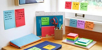 Kolekcja kolorowych karteczek Post-it® Super Sticky Playful
